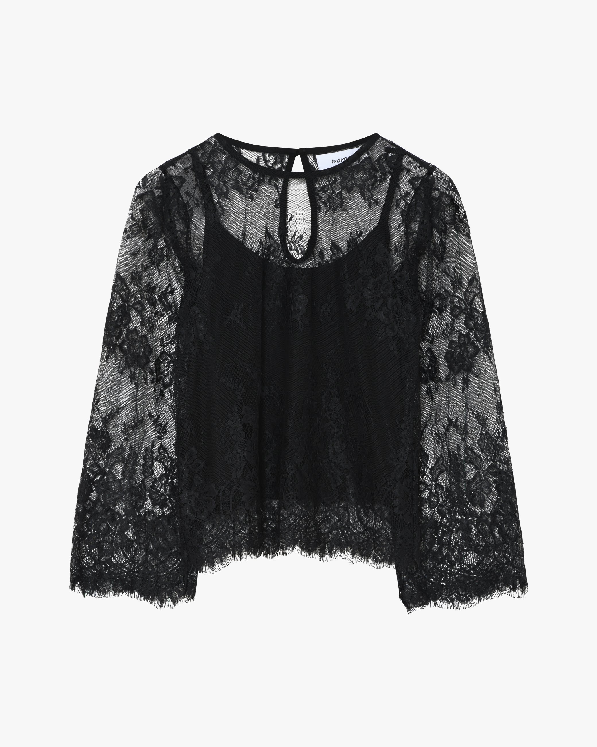 moves Aviaia Blouse 4523 Long Sleeved Blouse 999 Black