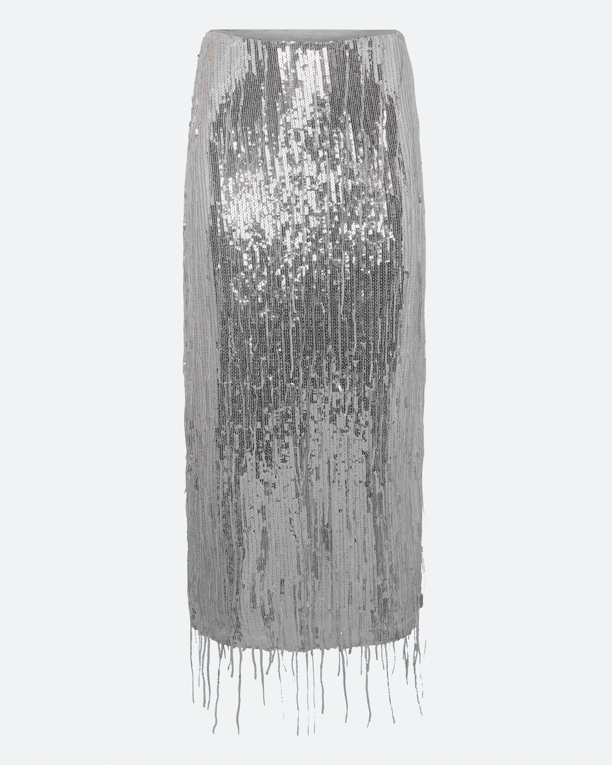 moves Lubinu skirt 4451 Midi Skirt 1020 Silver