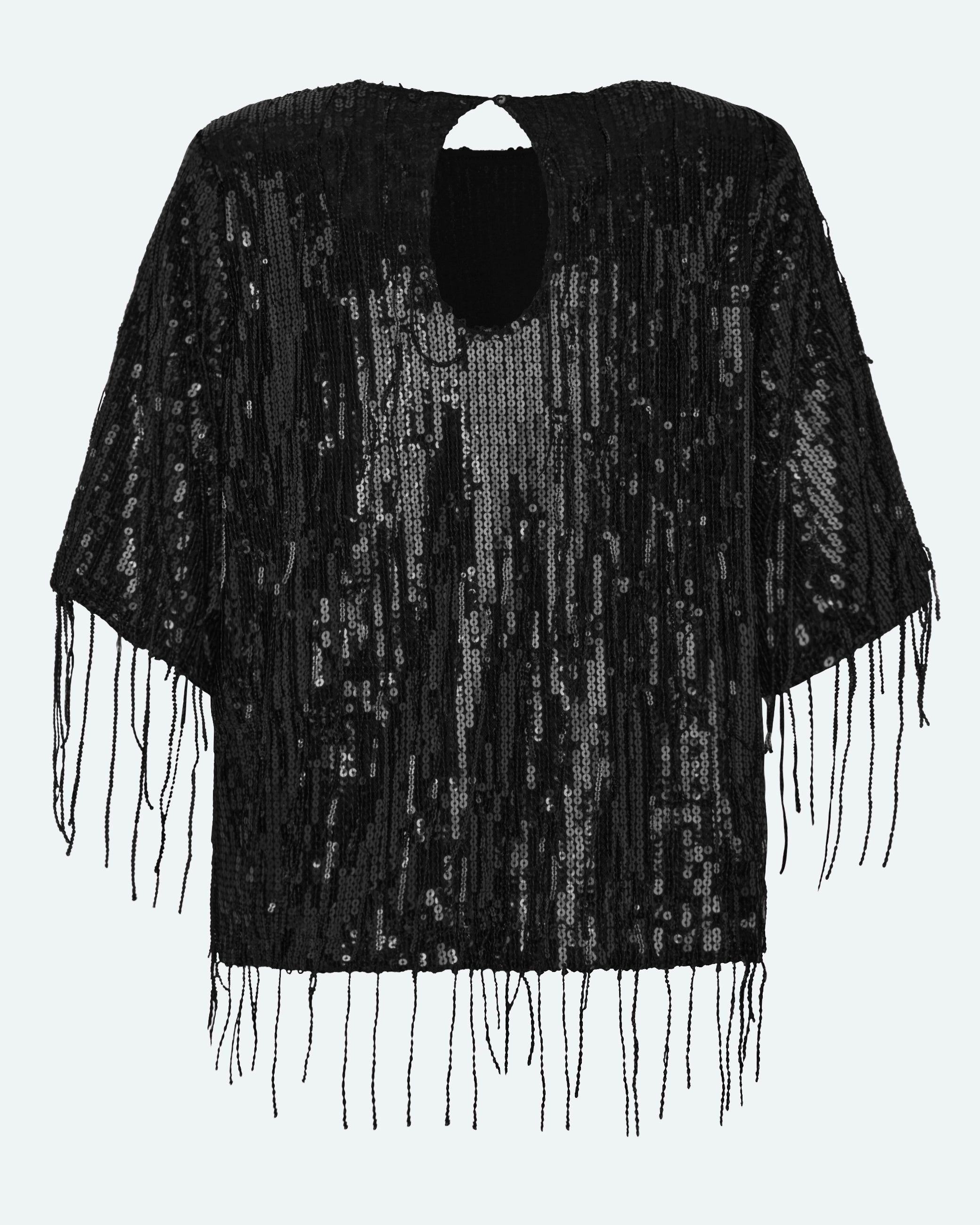 moves Mandi blouse 4451 Short Sleeved Blouse 999 Black