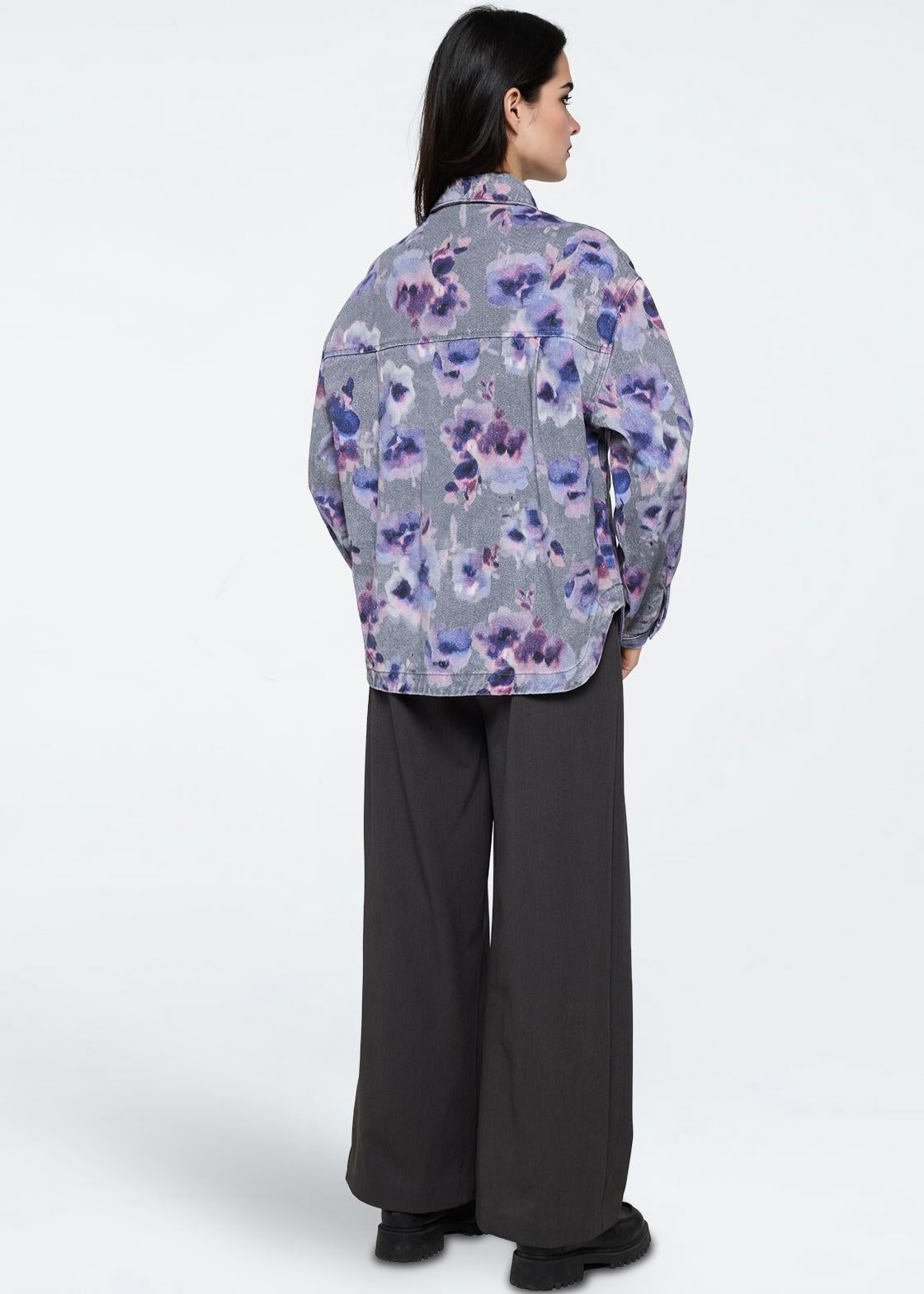 moves Noliana shirt 4419 Overshirt 0201 Castlerock