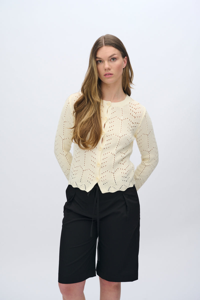 moves Cosima knit cardigan 4286 Cardigan 002 Ivory