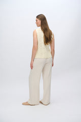 moves Daphne knit vest 4286 Gilet 002 Ivory