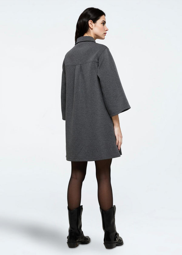moves Ellianna dress 4445 Short Dress 980M Dark Grey Melange