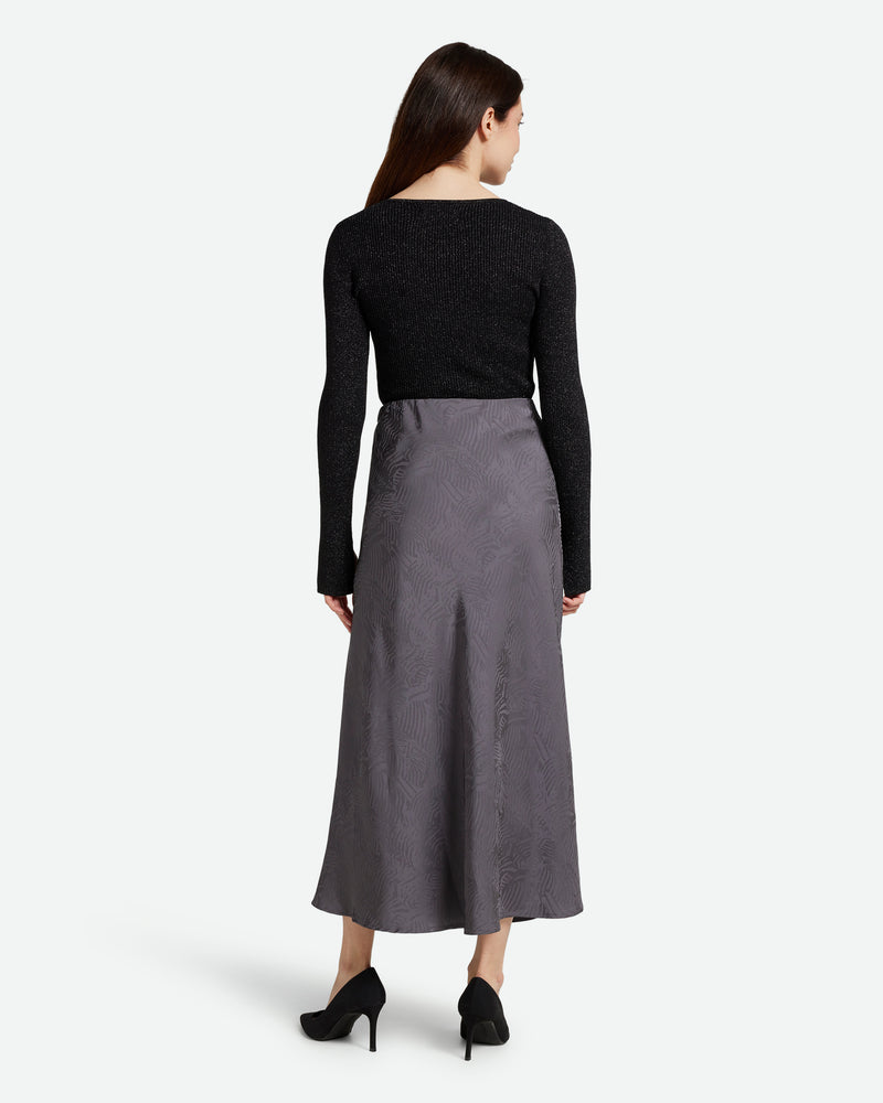 moves Gebry 4108 Midi Skirt 0202 Smoked Pearl