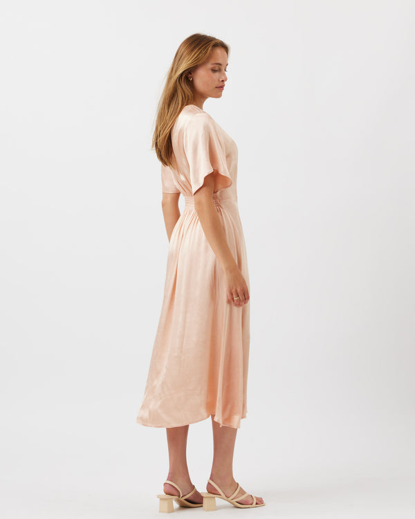 moves Hamma 3097 Midi Dress 0917 Bleached Apricot