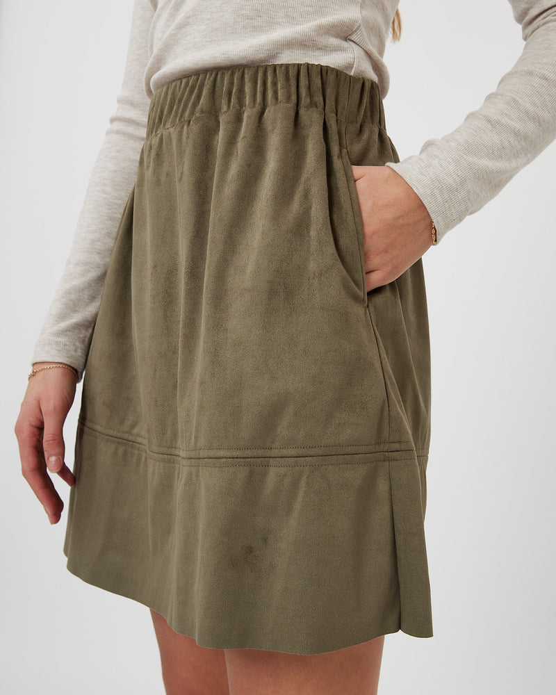 moves Kia 0032 Skirt Short Skirt 882 Dusty Olive