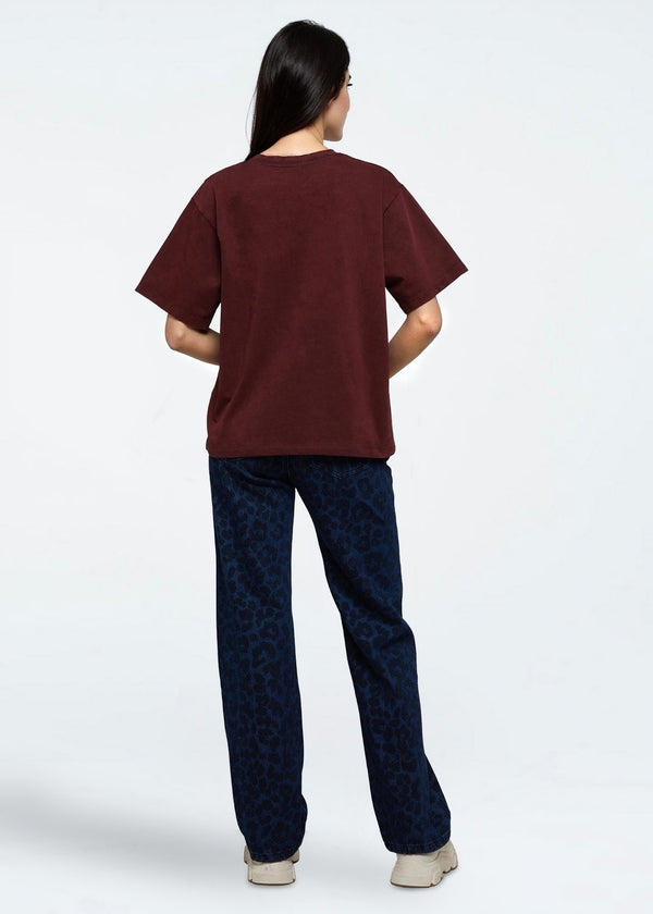 moves Kiana Tee 4441 Short Sleeved T-shirt 1624 Sassafras