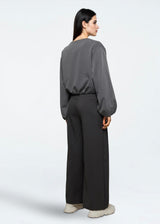 moves Lauro pant 4430 Dressed Pants 980M Dark Grey Melange