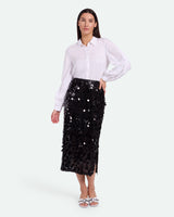 moves Lubinu Skirt 3689 Midi Skirt 999 Black