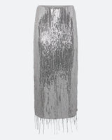 moves Lubinu skirt 4451 Midi Skirt 1020 Silver