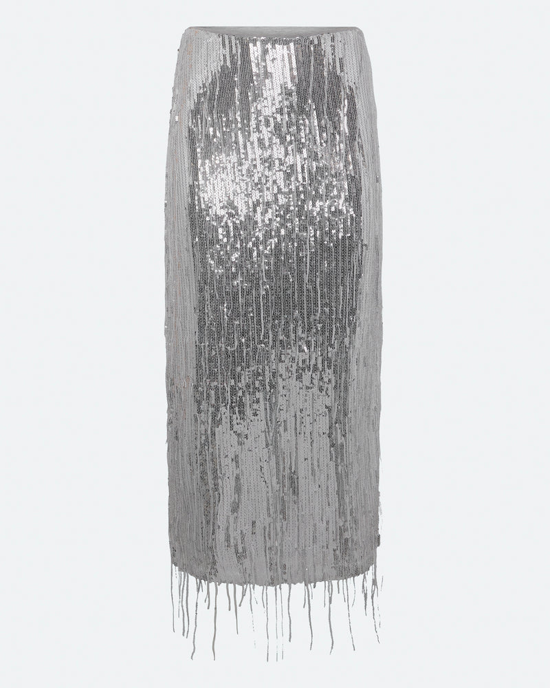 moves Lubinu skirt 4451 Midi Skirt 1020 Silver