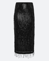 moves Lubinu skirt 4451 Midi Skirt 999 Black