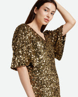 moves Manalina 3905 Short Dress 1022 Gold