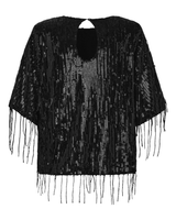 moves Mandi blouse 4451 Short Sleeved Blouse 999 Black