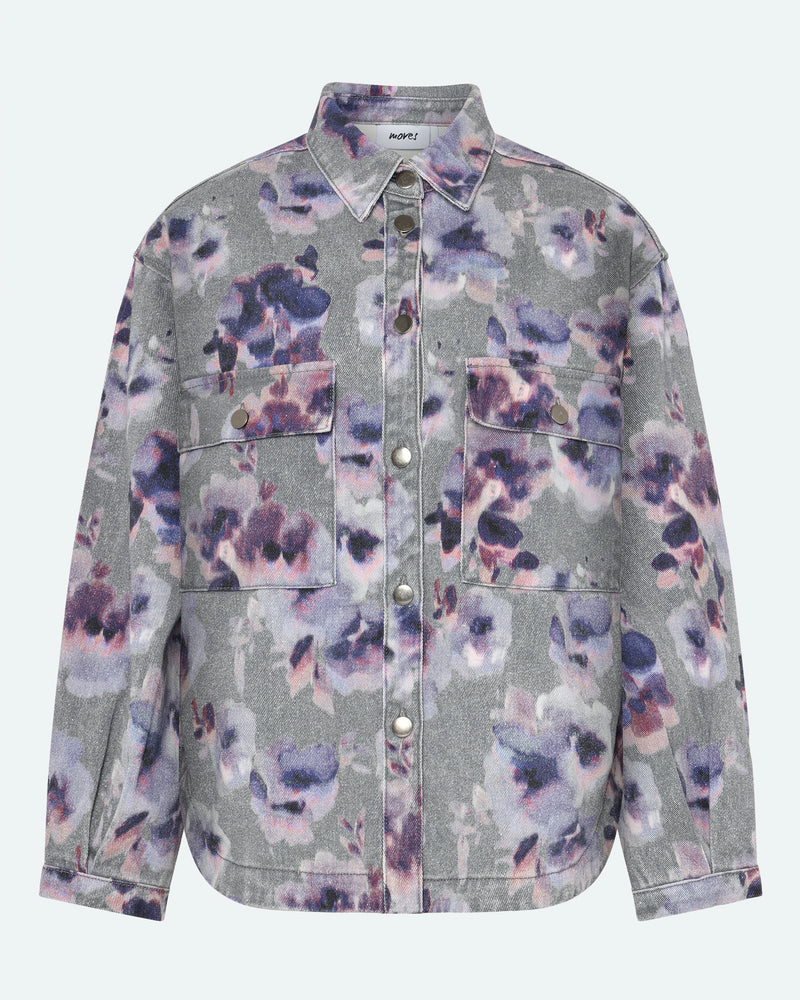 moves Noliana shirt 4419 Overshirt 0201 Castlerock