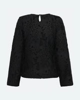 moves Reica Blouse 4208 Long Sleeved Blouse 999 Black