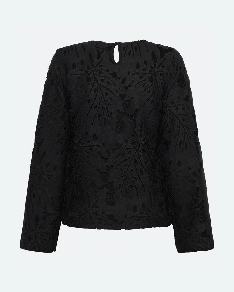 moves Reica Blouse 4208 Long Sleeved Blouse 999 Black