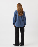 moves Savisa 1188 Shirt Long Sleeved Shirt 8402 Moonlight Blue