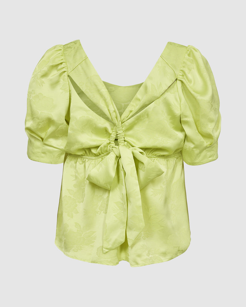 moves Tuliji 3545 Short Sleeved Blouse 0742 Lemon Verbena