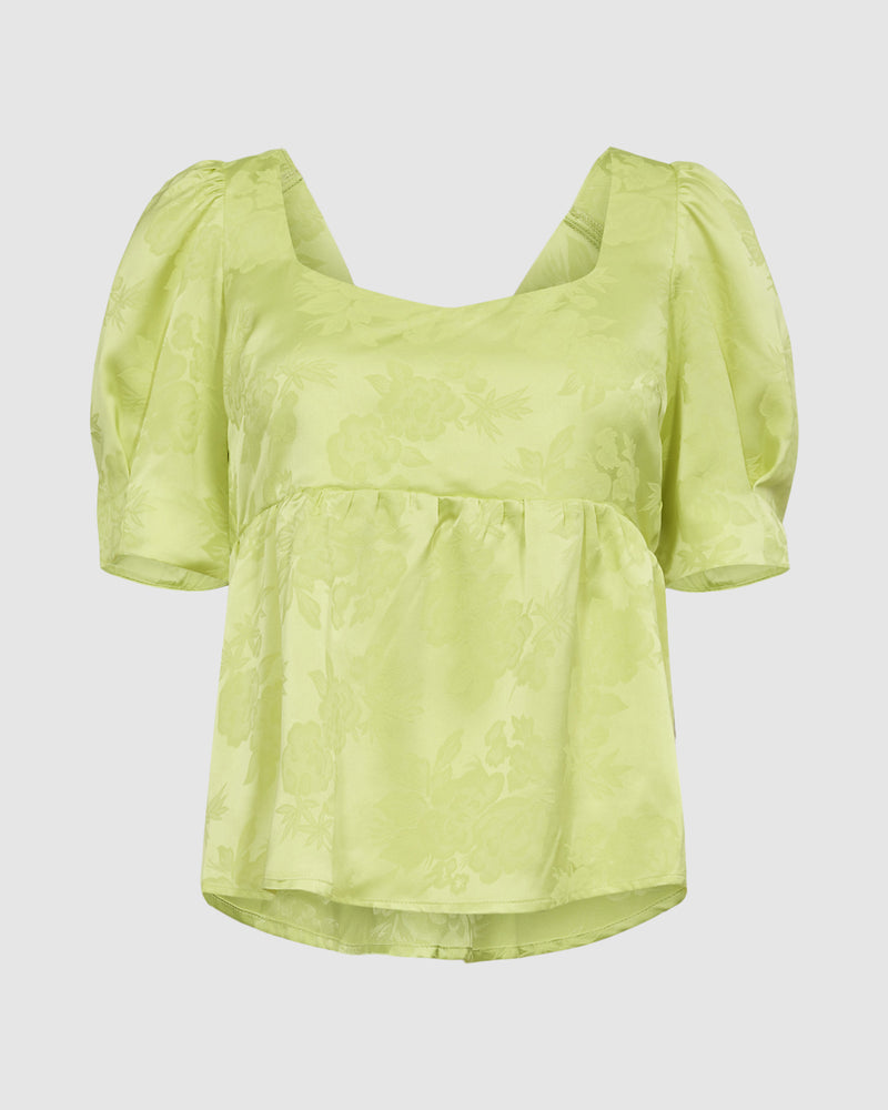 moves Tuliji 3545 Short Sleeved Blouse 0742 Lemon Verbena