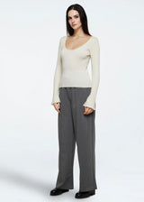 moves Twusti blouse 2679 Jumper 0105 Antique White