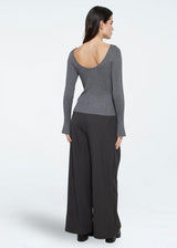 moves Twusti blouse 2679 Jumper 960M Grey Melange