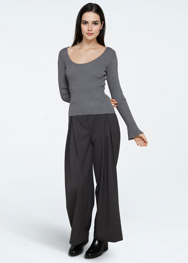 moves Twusti blouse 2679 Jumper 960M Grey Melange