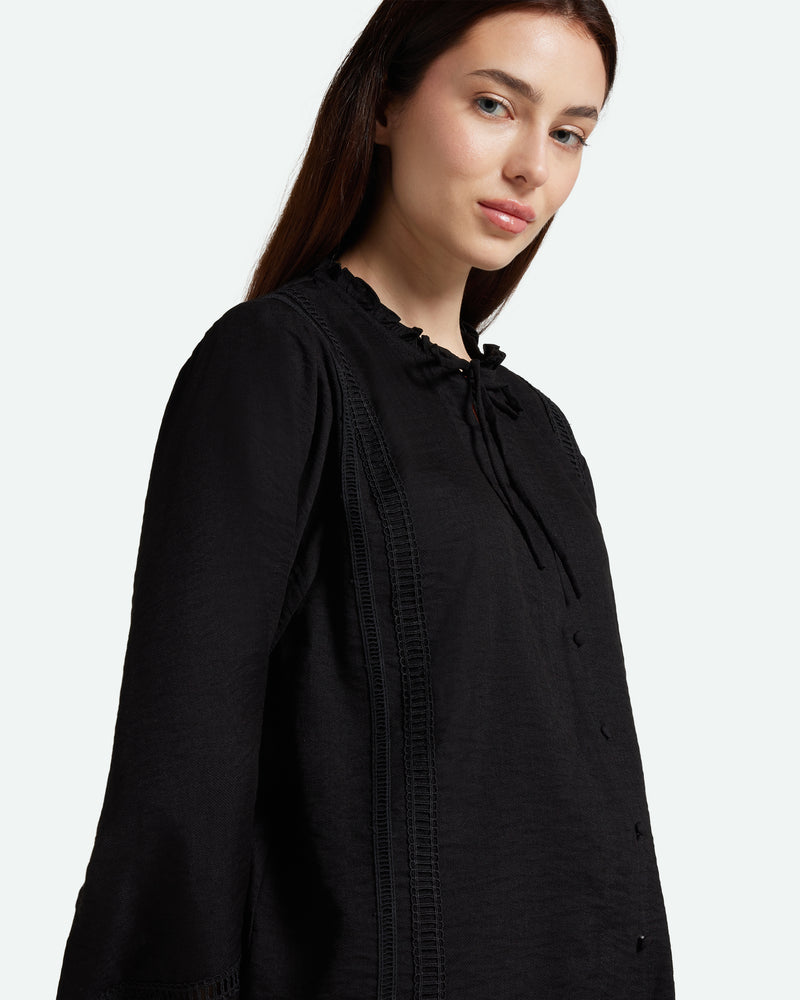 moves Valira 3649 Long Sleeved Blouse 999 Black