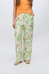 moves Velarie casual pants 4289 Casual Pants 004 Broken White