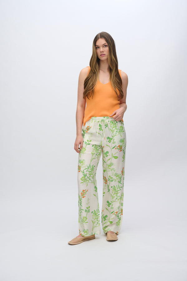 moves Velarie casual pants 4289 Casual Pants 004 Broken White