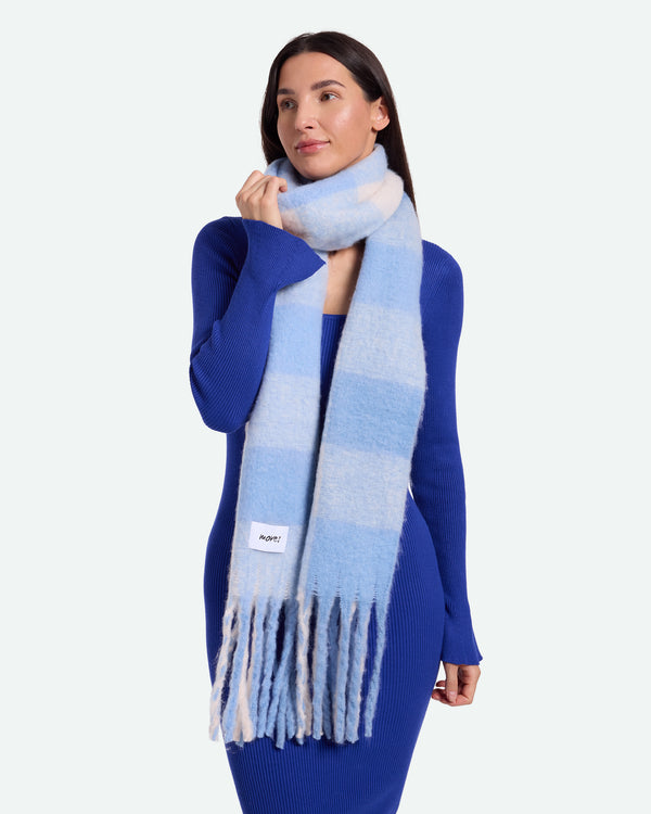 moves Warmie 2587 Scarf Scarf 4121 Blue Bell